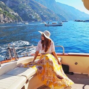 MARVELOUS FLORAL MAXI SKIRT IN YELLOW